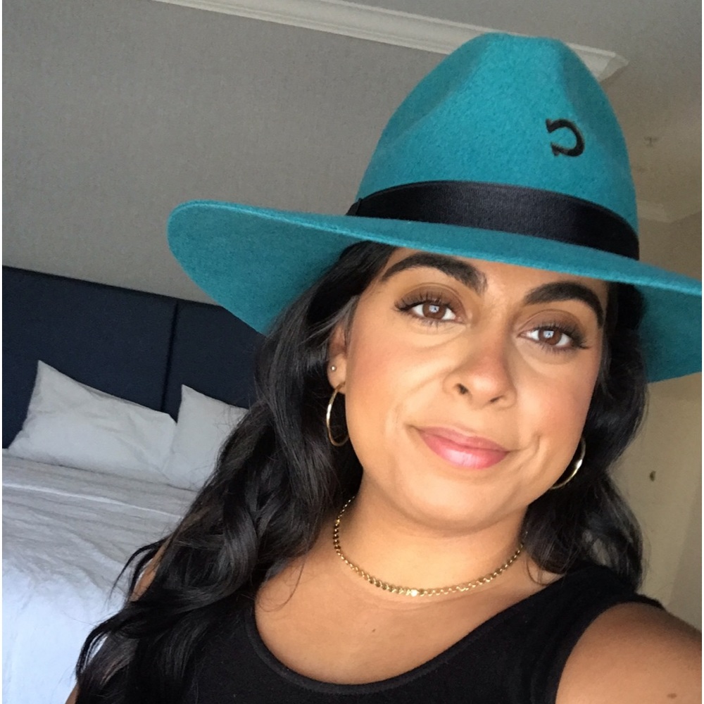 Teal Charlie 1Horse Hat